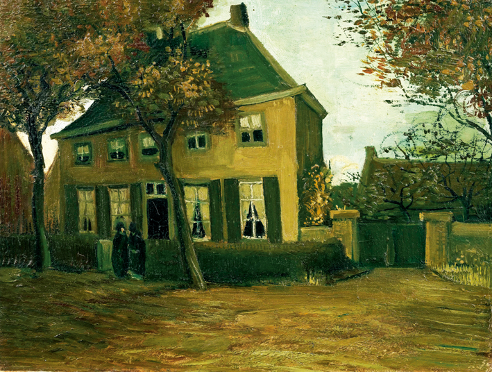  文森特·威廉·梵高  Vincent Willen Van Gogh —— 牧师在纽恩的房子